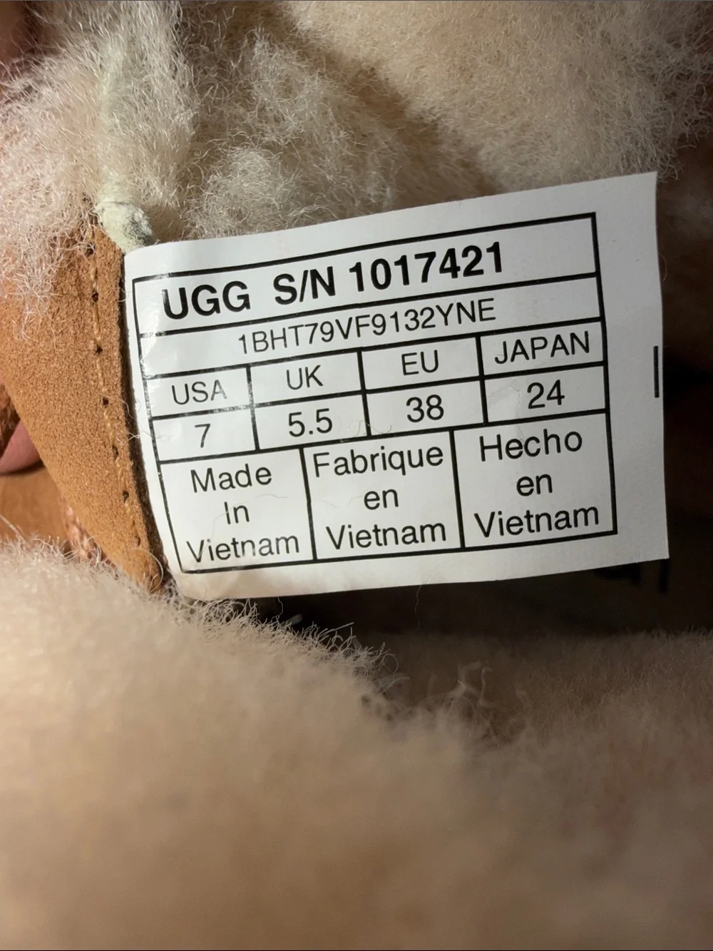 UGG Jeovana Wedge Chestnut Booties